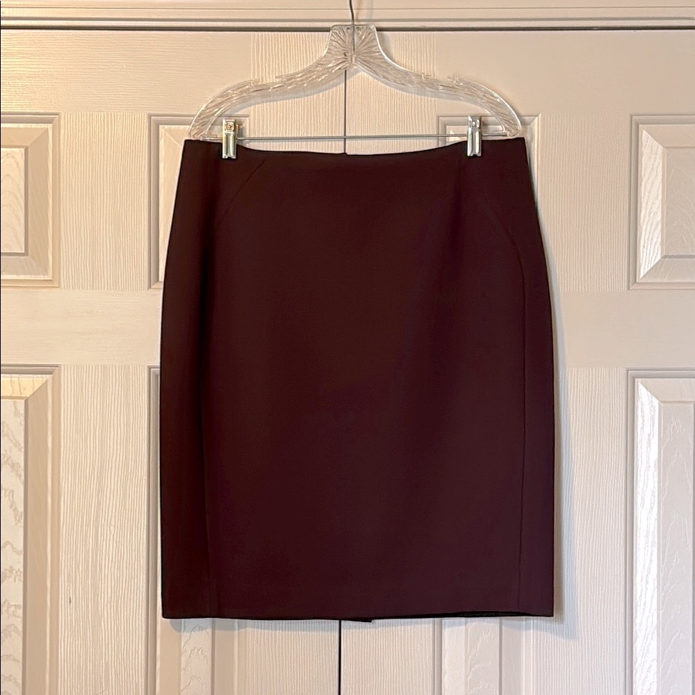 WHBM Textured Seamed Pencil Skirt